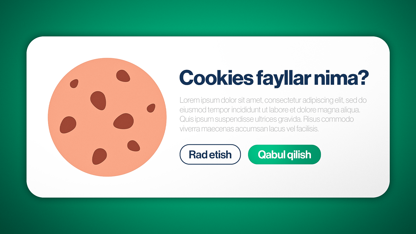 Veb-saytlardagi cookies nima?