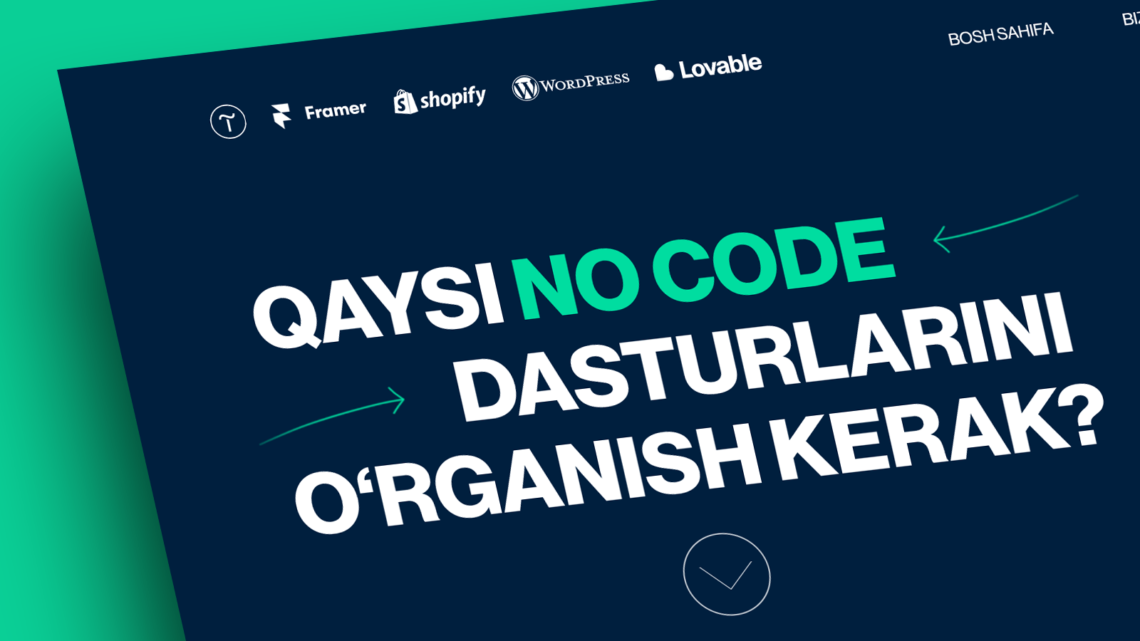 Mashhur No Code dasturlari