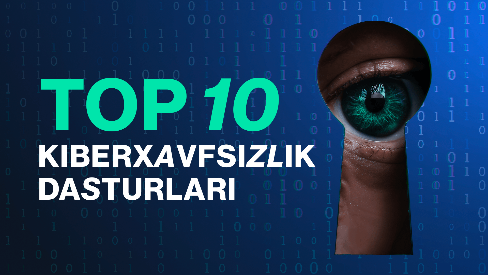 2025-yilda eng ko‘p ishlatiladigan TOP 10 ta kiberxavfsizlik dasturlari